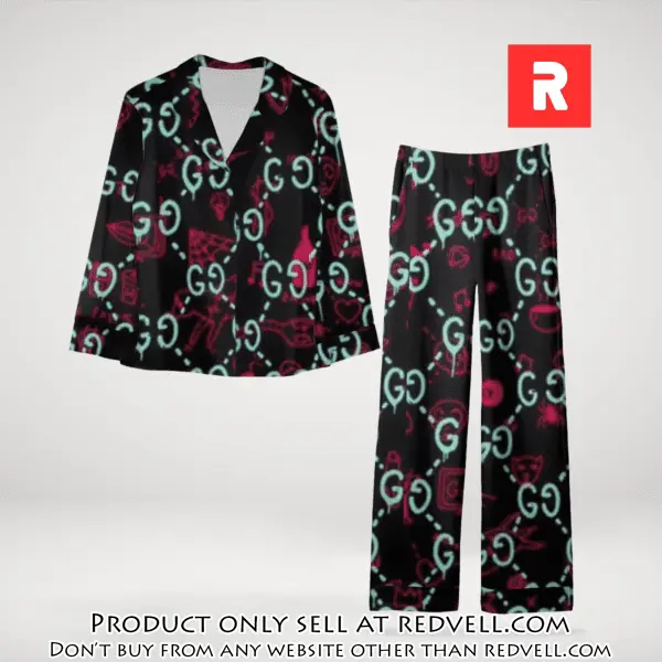Trending luxury gc satin pajama set pjs1065 rv5547203